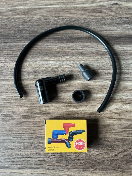 NOWA fajka świecy NGK LD05F + PRZEWÓD WSK 125 WSK 175 SHL M11 WFM M06