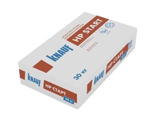 Штукатурка Knauf Start гіпсова - 30кг,     Шпаклевка фініш гіпсова