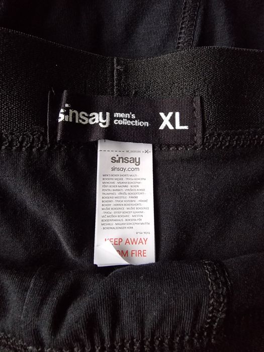 Nowe bokserki męskie rozmiar XL  3 sztuki  czarne