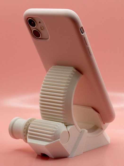 Підставка для телефону з ругулятором кута нахилу