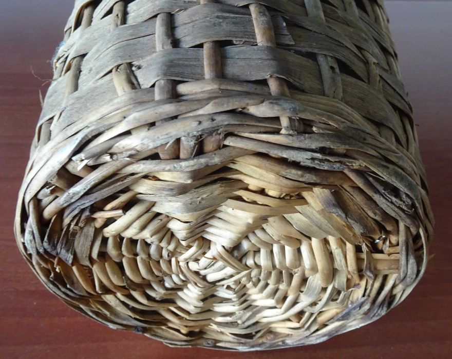 Garrafão Antigo Empalhado a Verga (mais de 50 anos)