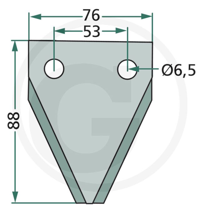 Nóż do paszowozu Sgariboldi CL07.027, 70-197 Germany