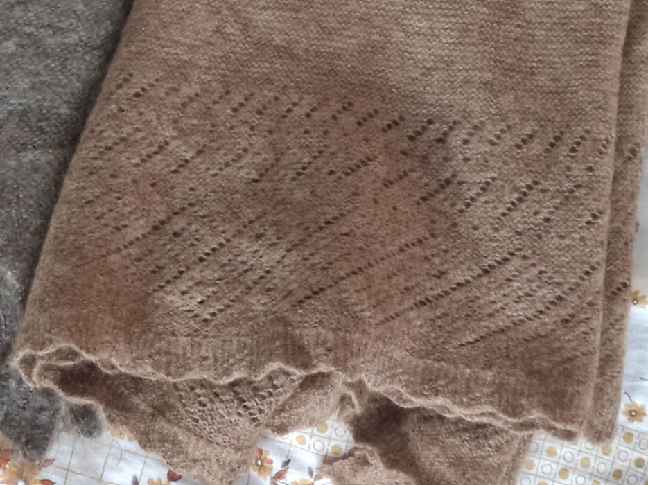 Пуховый платок пухова хустка тепла часів ссср ручна робота