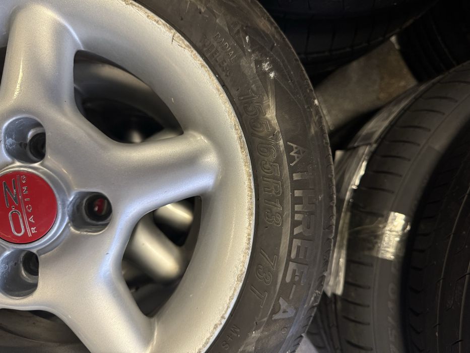 Jantes 13 com pneus 155/65
