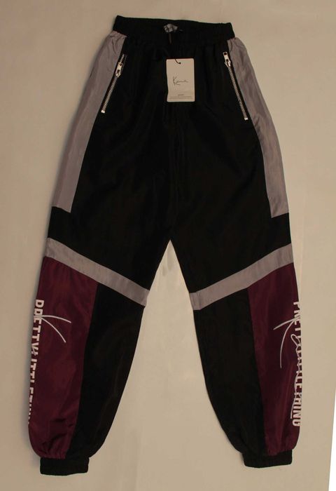 Karl Kani PLS S-M Black Reflective pant спортивные брюки