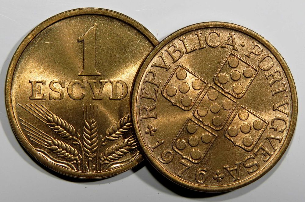 Moedas Republica - 1$00 1973 74 75 76 77 78 79 - NOVAS DE ROLO - Só 1€ cada
