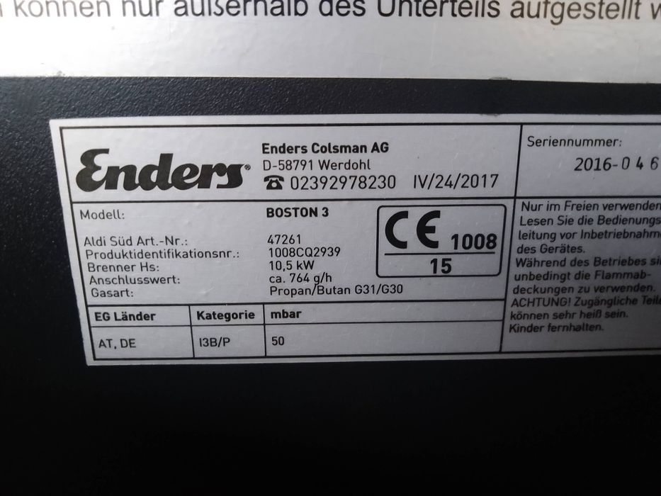 Grill gazowy palnikowy