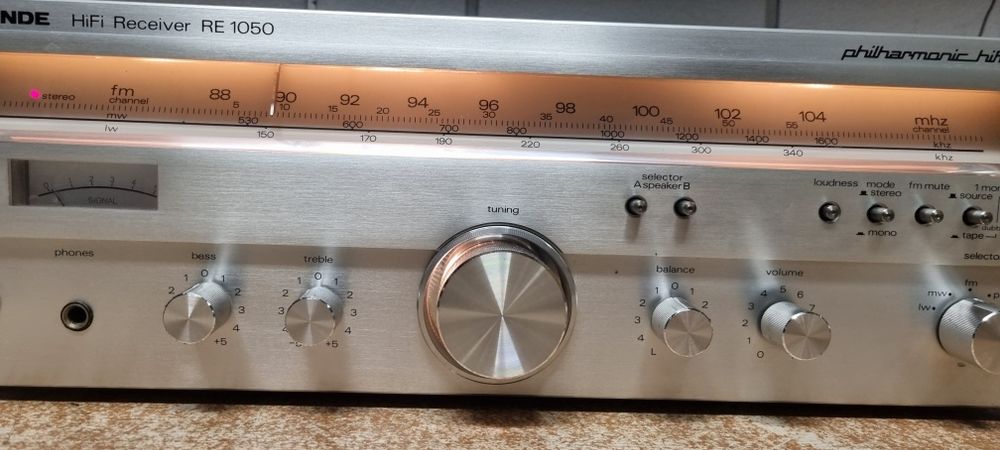 Amplituner hi-fi stereo Nordmende RE 1050 philharmonic
