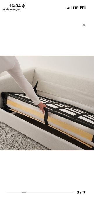 Kanapa IKEA VIMLE (zdejmowane pokrowce, rozkładana)