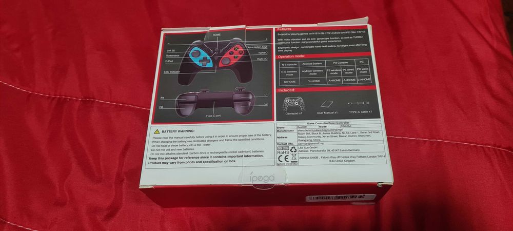 Ipega Game Controller64738601010818121