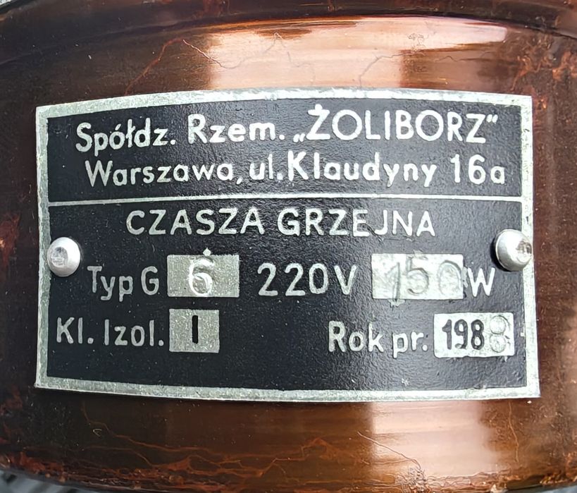 Czasza grzejna typ G6
