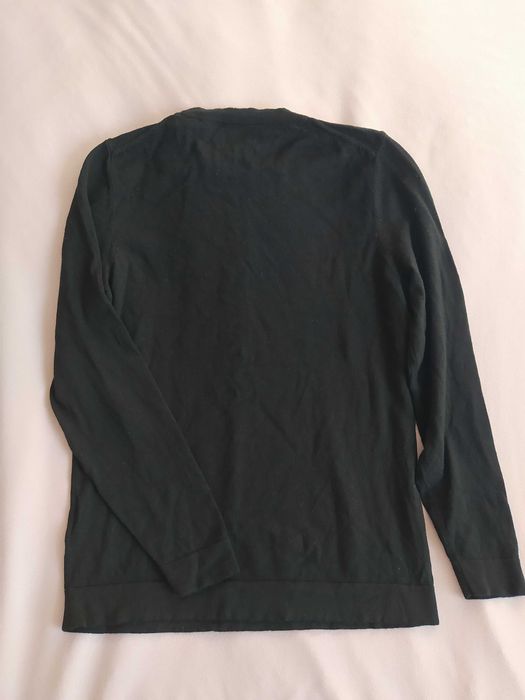 Sweter Gant fine merino wool wełniany r. S