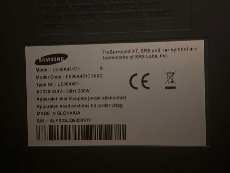Televisão Marca Samsung 40 polegadas