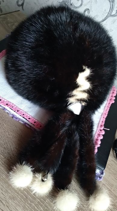 Норковая шапка женская