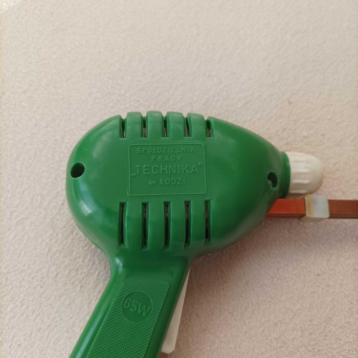 Polska lutownica transformatorowa Lutola 2A 65W TECHNIKA Łódź z PRL-u