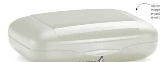 Tupperware Ostras com brilhantes