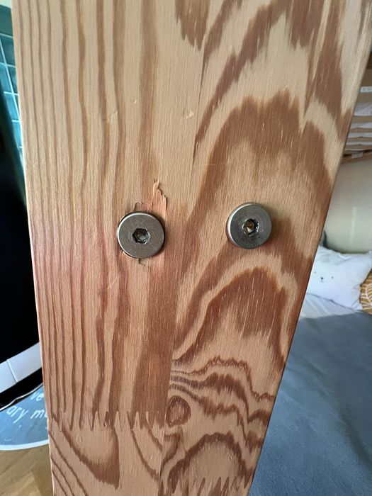 Łóżko piętrowe “DOMEK” 90x200 cm w b. dobrym stanie