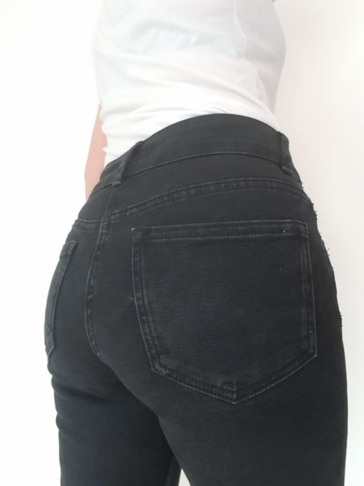 Spodnie czarne j nowe 38 M Sinsay dżins jeans