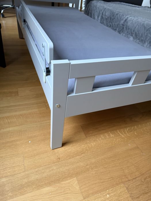 Ikea łóżko Kritter szare stan bardzo dobry