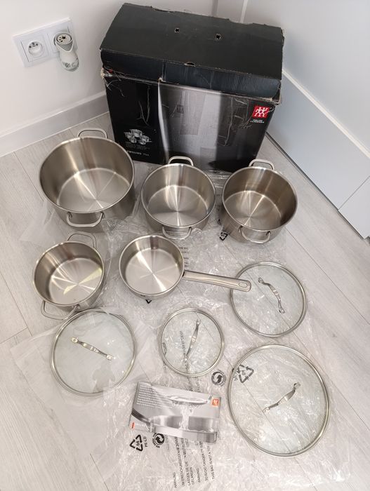 Zestaw garnków Zwilling Flow 9 el.