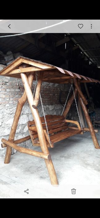 Гойдалка дубова.  Качеля