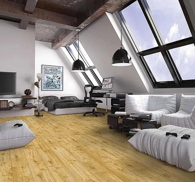 Panele Podłogowe Outlet SWISS KRONO Dąb Roma D4607 AC4/8mm