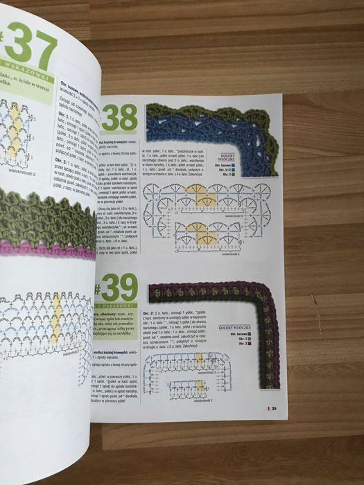 / Szydełkowanie/ Bordiury Szydełkowe nie tylko koronkowe Edie Eckman
