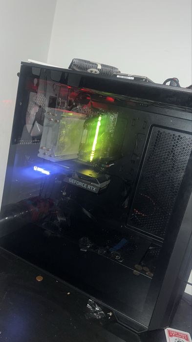 PC GAMING COMPLETO | RTX 3060 Ti + MESA GAMING + 20gram + Monitor Ac er 200Hz + Perifericos gaming