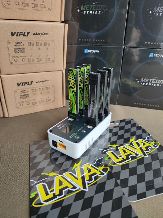 Новий VIFLY WhoopStor 3 Зарядний пристрій для 6шт 1S Lipo акумуляторів