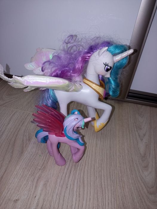 Konik pony celestia księżniczka zestaw grający w języku polskim