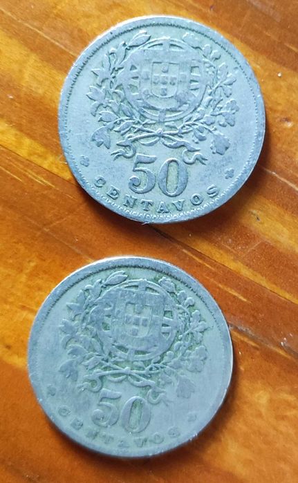 Moedas 50 centavos 1931