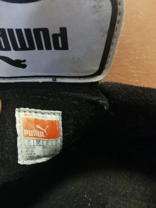 Buty piłkarskie Puma Esito Classic It Czarno-Białe 137, 5