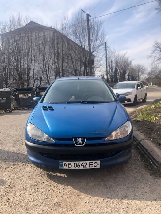 Синє пежо 206 1.4 газ бензин