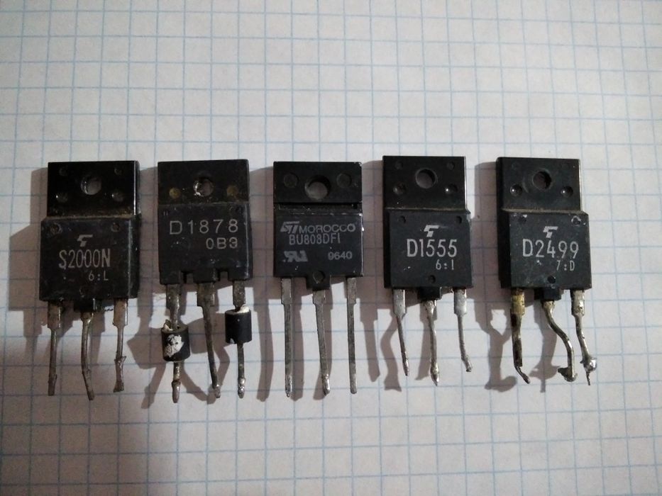 Тиристори ку202н та Т122-25-4, транзистори