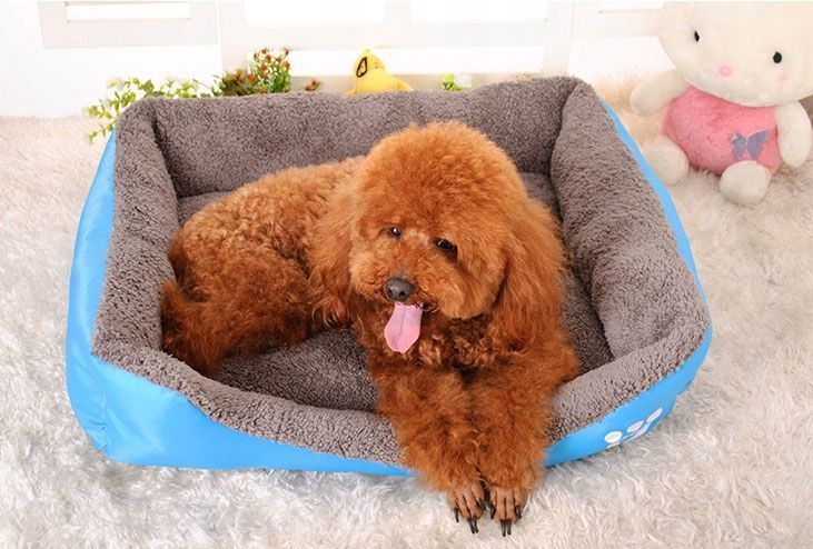 Miękkie Legowisko L 45X30 Dla Psa Kota Ciepła Poduszka Kojec Kanapa