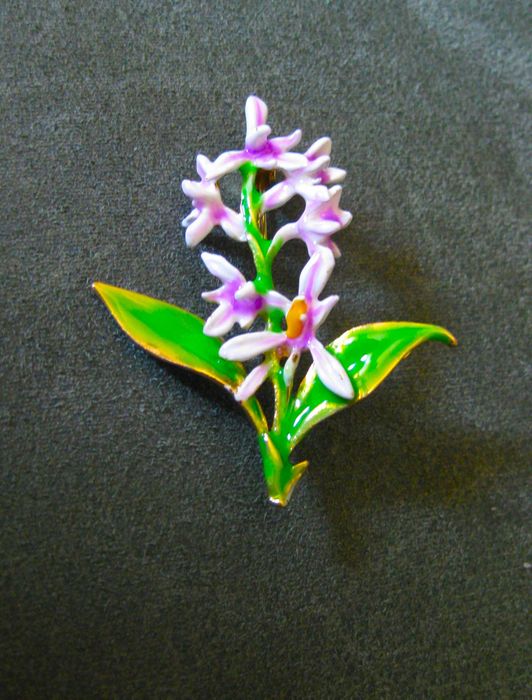 Alfinete / Broche / Pregadeira Orquidia NOVO