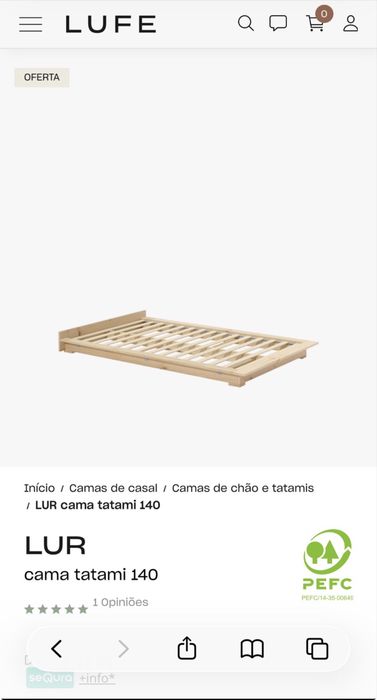 Estrado cama Lufe LUR