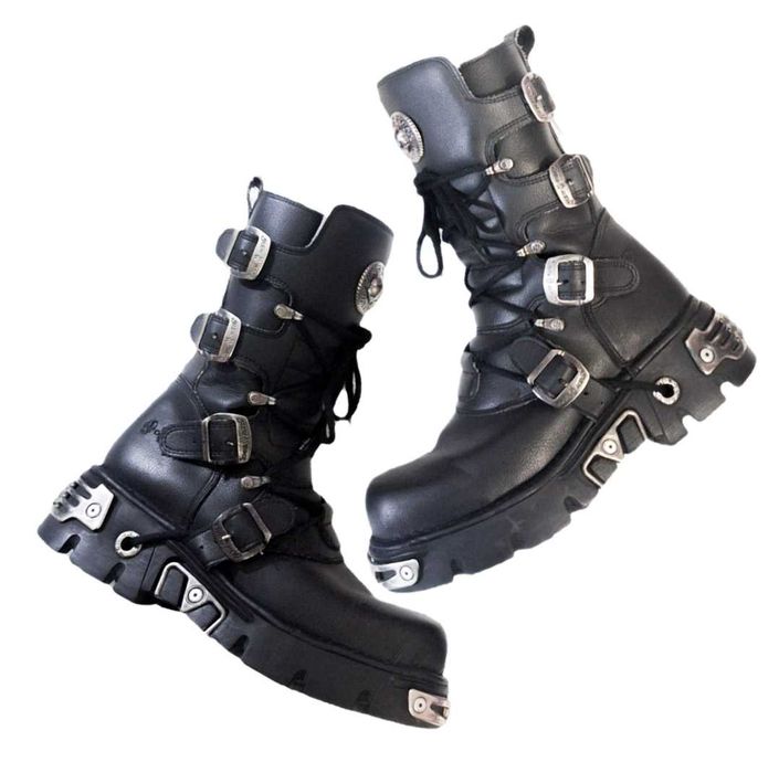 NEW ROCK Boots берці шкіряні, Ідеальний стан, Знижка! В наявності!!!