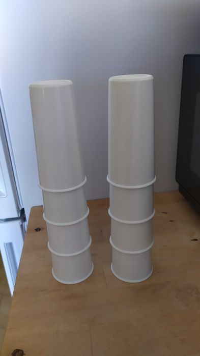 Copos iogurte Tupperware