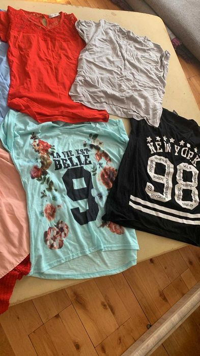 Bluzki, nowe, mało noszone, duuuużo w worze