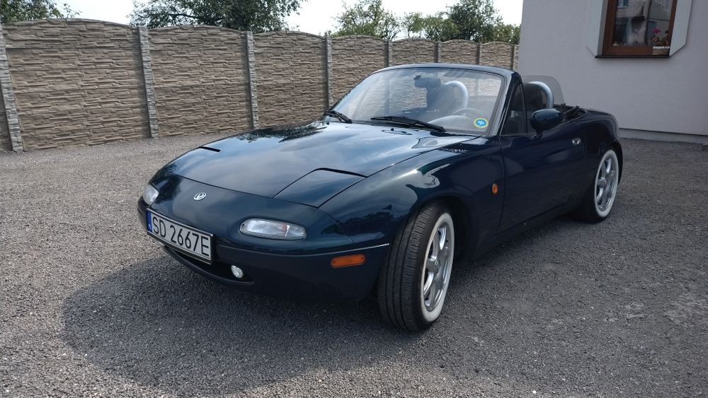 Mazda MX5, wyjątkowo zadbana, rocznik 1996.
