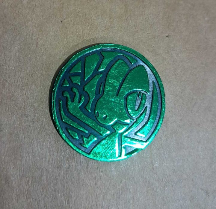 Moeda POKÉMON verde