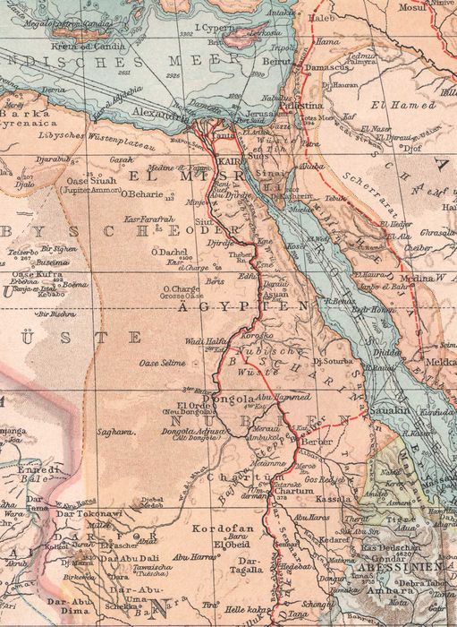 AFRYKA stara kolonialna mapa Afryki 1896 r. oryginał