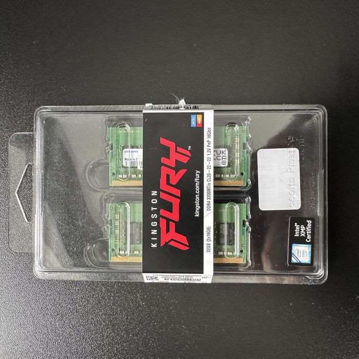 Оперативна памʼять Samsung 16 GB DDR4 SO-DIMM 2933 MHz