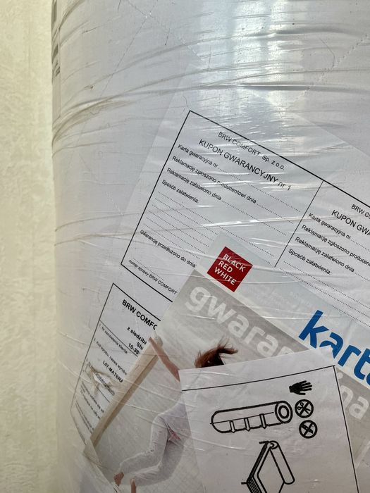 Новий матрац Black Red White BRW (Польща) 140*200 см в вакуумі