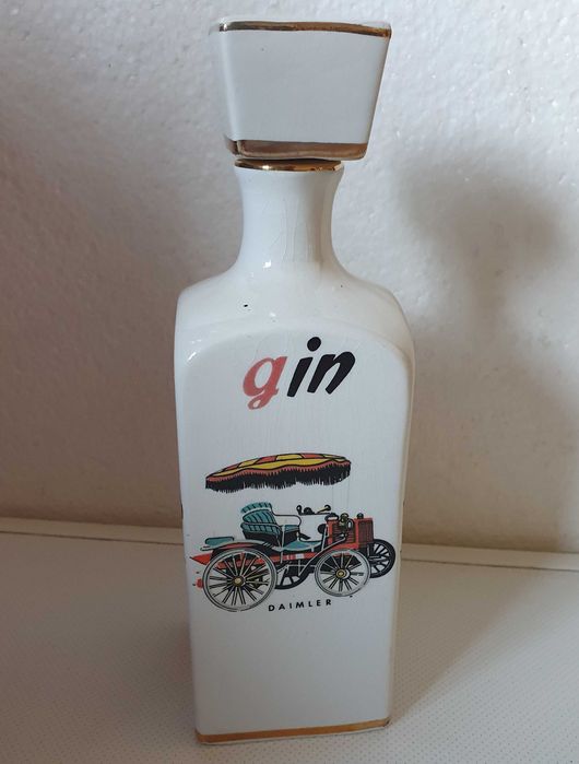 Garrafa para Gin com 3 Copos - vintage