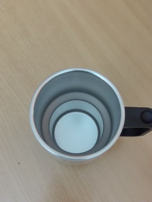 Kubek termiczny żart prezent metalowy z pokrywką