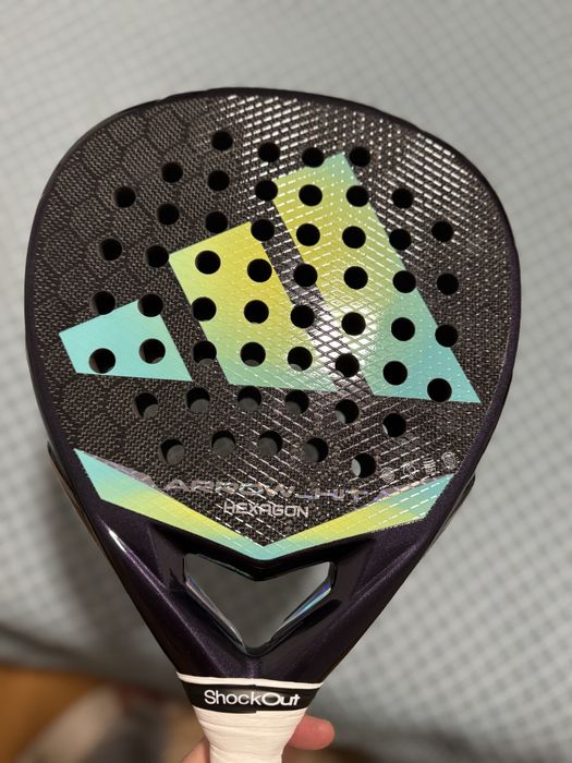 Adidas arrow hit hexagon