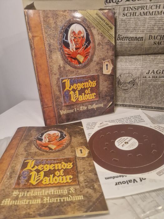 Legends of Valour gra Big Box Amiga A500 A600 A1200 Commodore