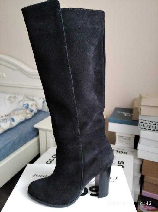 Чоботи замшеві сапоги замша